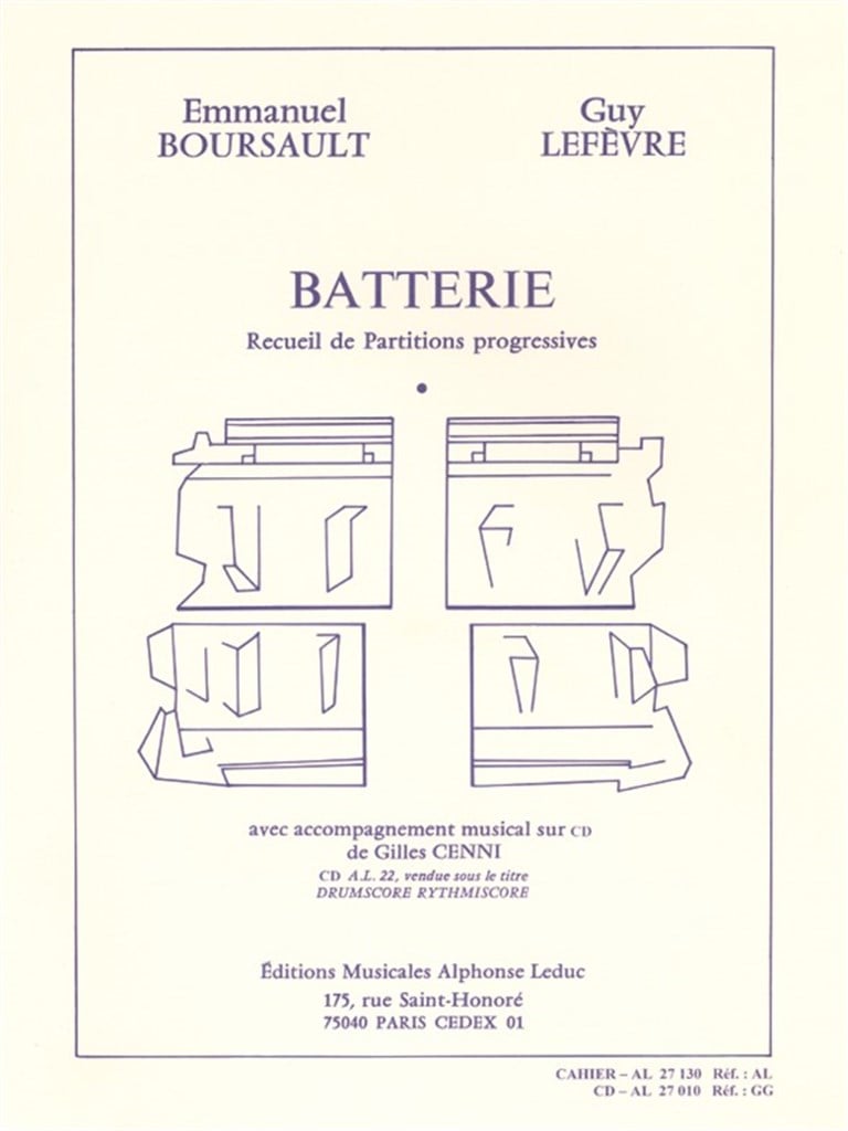 Batterie - Recueil de Partitions Progressives